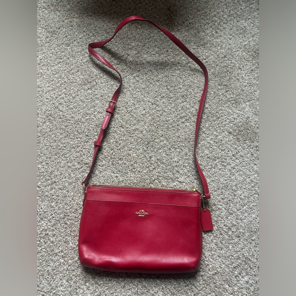 Coach Red Crossbody Bag